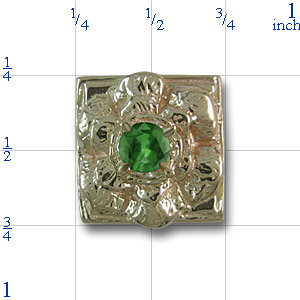 rsl470 Emerald Bracelet Slide 